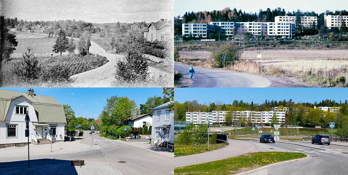 Kauklahti ennen ja jälkeen