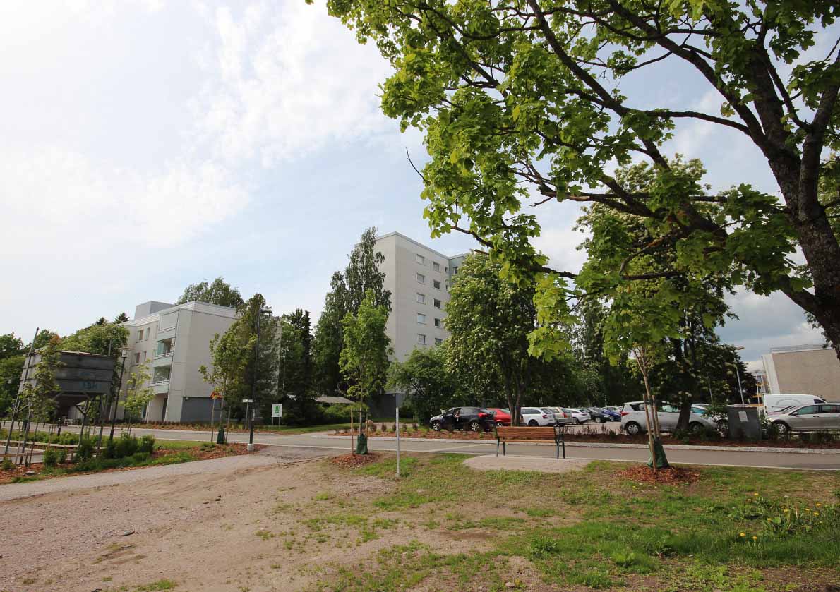 Matinkartanontien ja Aapelinkadun risteysalue 2022