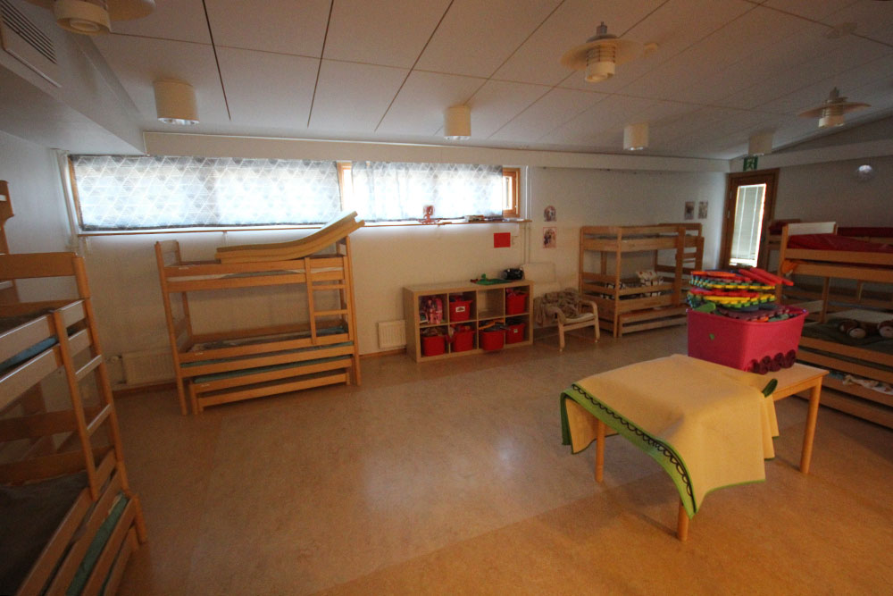 Lehtikasken päiväkoti, sisäkuva.