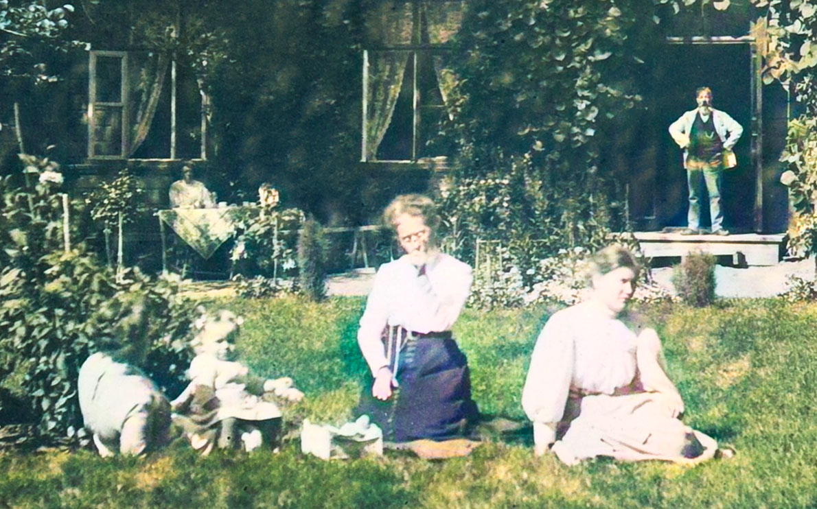 Bodomin kartanon isäntäväkeä 1890-luvulla.