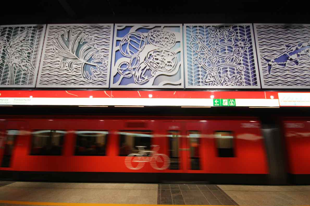 Finnoon metroasema, Espoo.