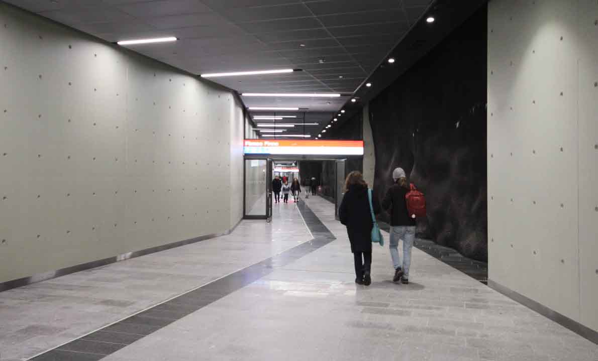 Finnoon metroasema, Espoo.