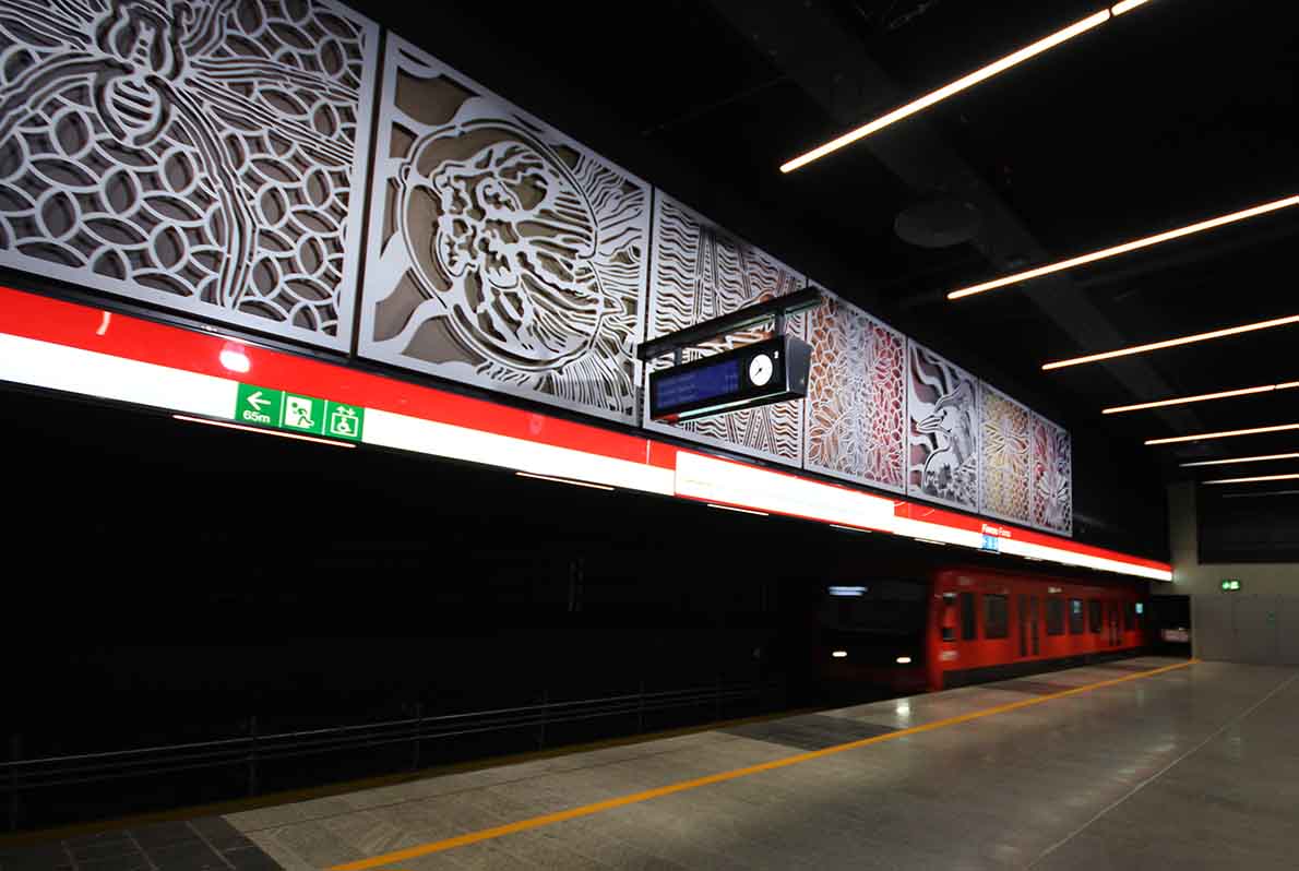 Finnoon metroasema, Espoo.