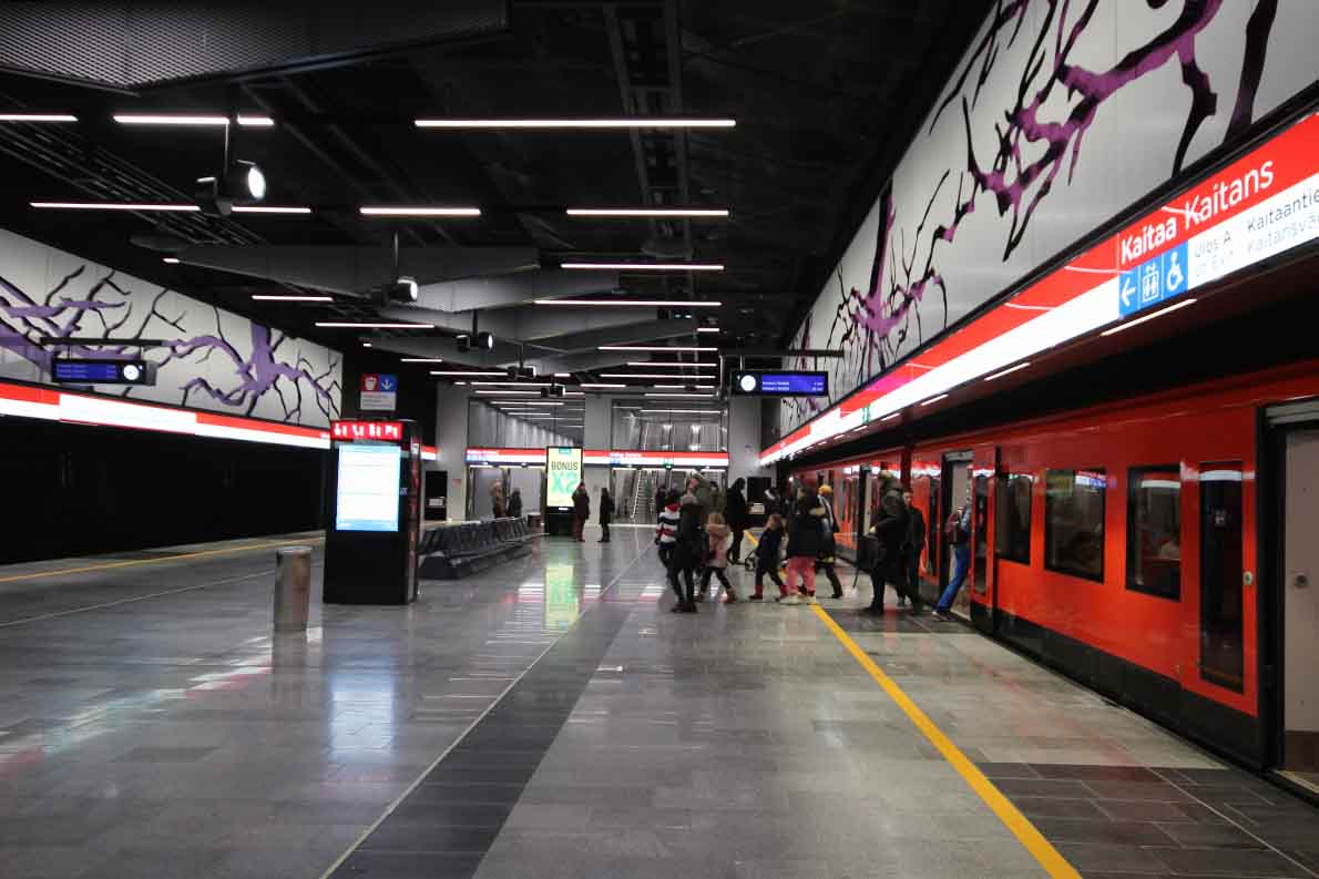 Kaitaan metroasema, Espoo.