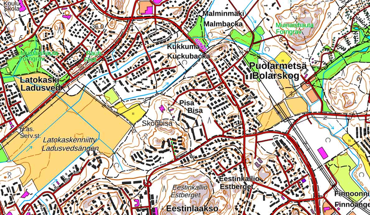 Kartta Latokaskesta 2022