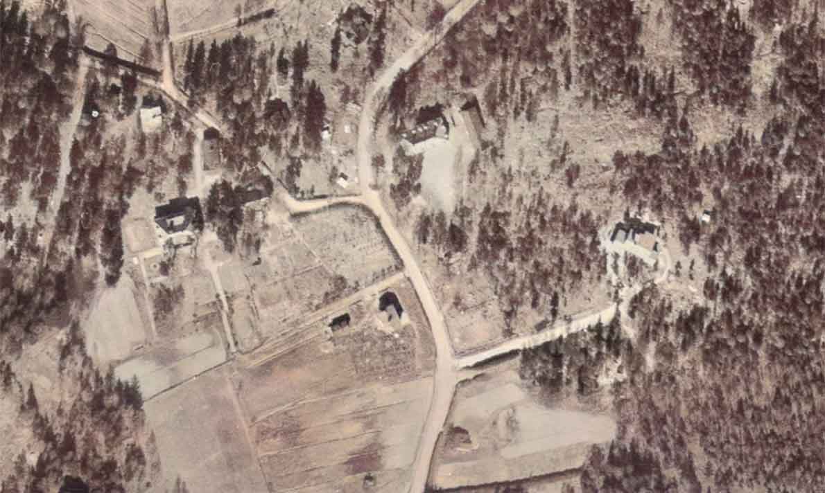 Kartta vuodelta 1950.