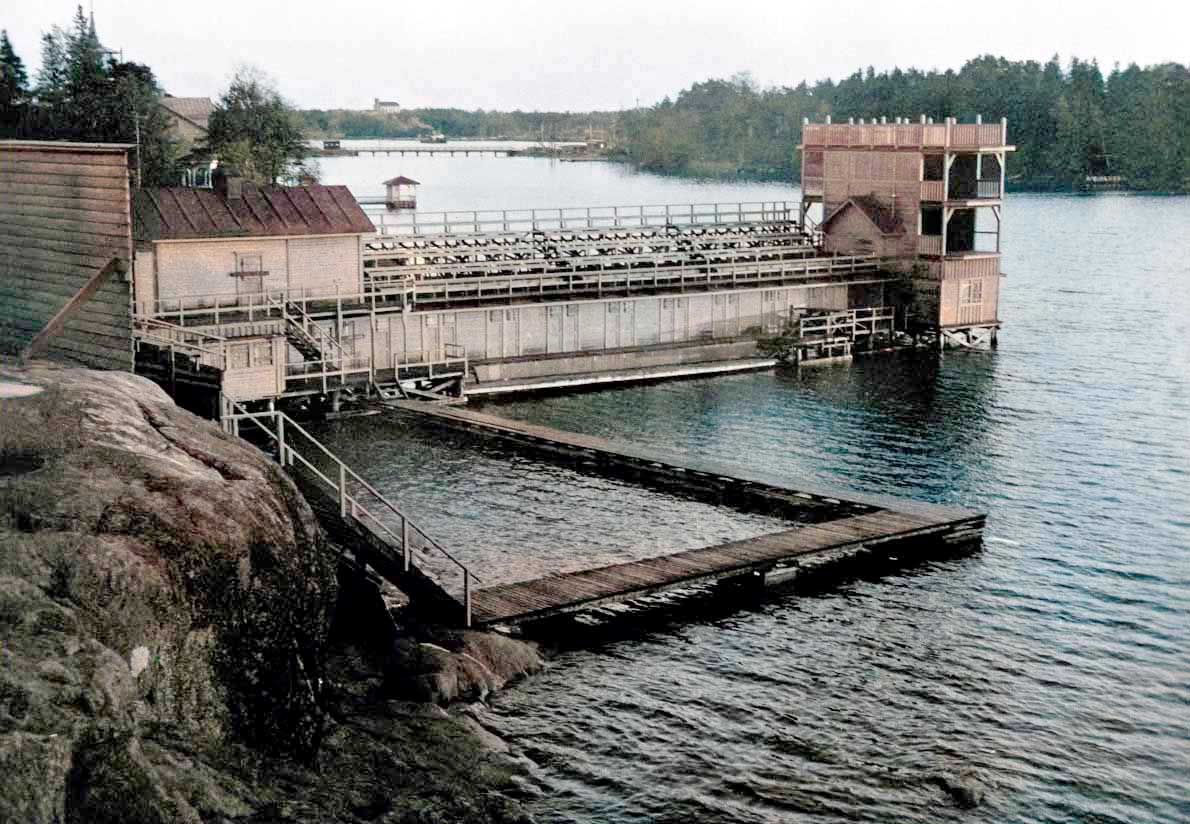 Uimala 1930-luvulla.