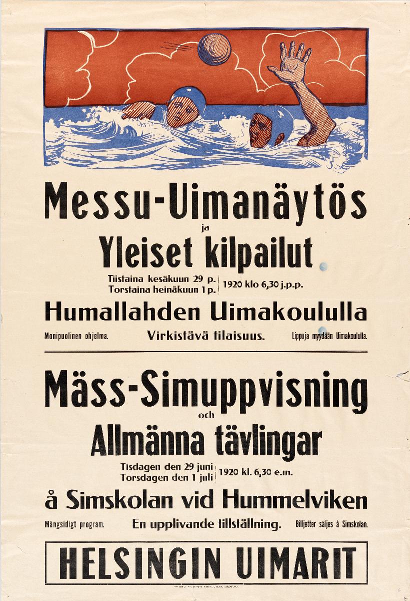 Mainos vuodelta 1920.