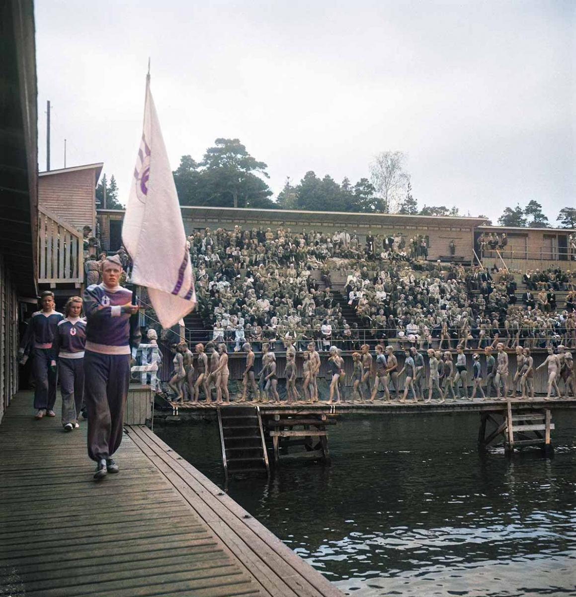 Uimakilpailut 1950.