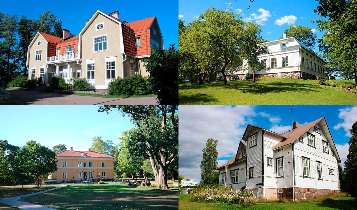 Vantaan kartanot –kuvituskuva.