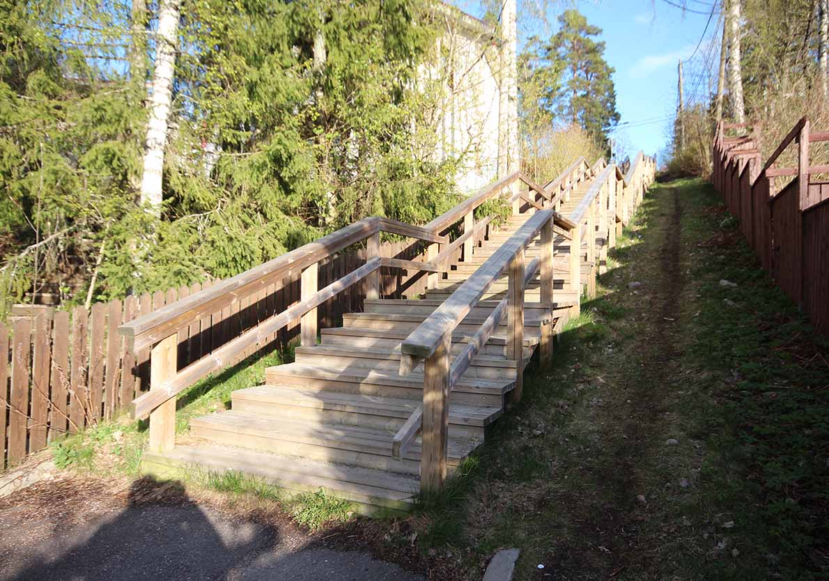 Portaat Jupperissa, Espoo.