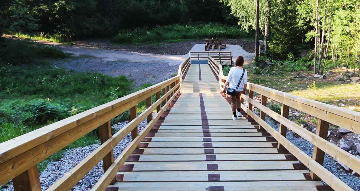 Laajalahden kuntoportaat, Espoo.