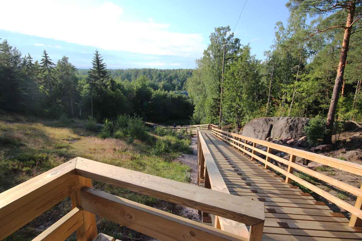 Laajalahden kuntoportaat, Espoo.