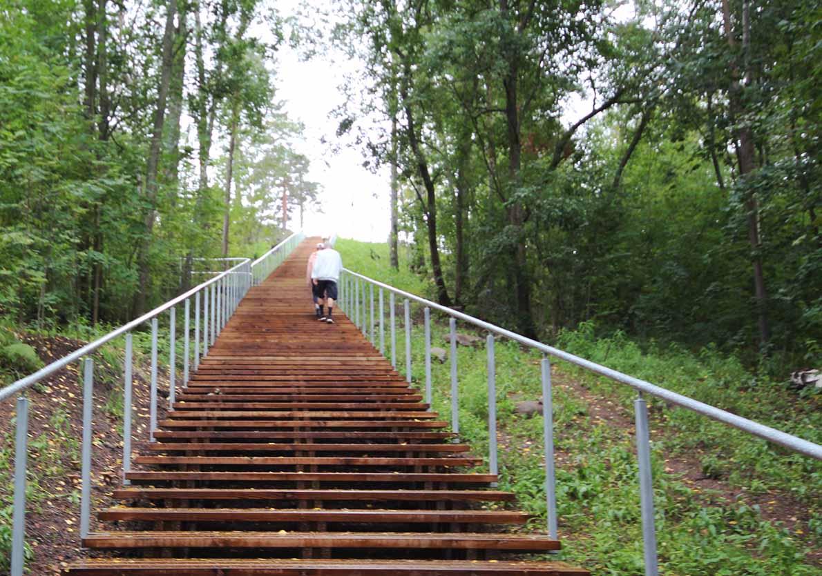 Laajasalo fitness stairs, Helsinki.