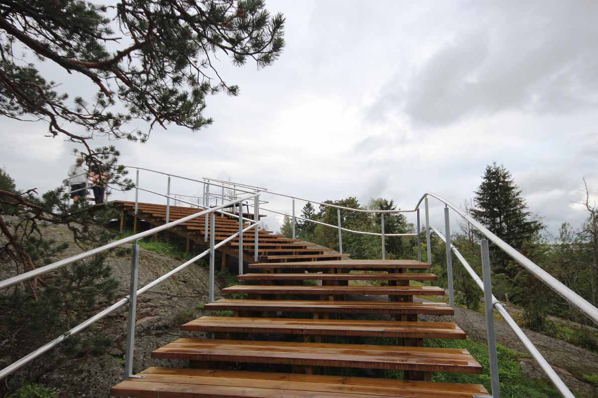 Laajasalo fitness stairs, Helsinki.