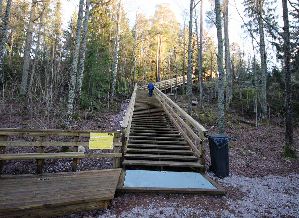 Laaksolahden kuntoportaat, Espoo.