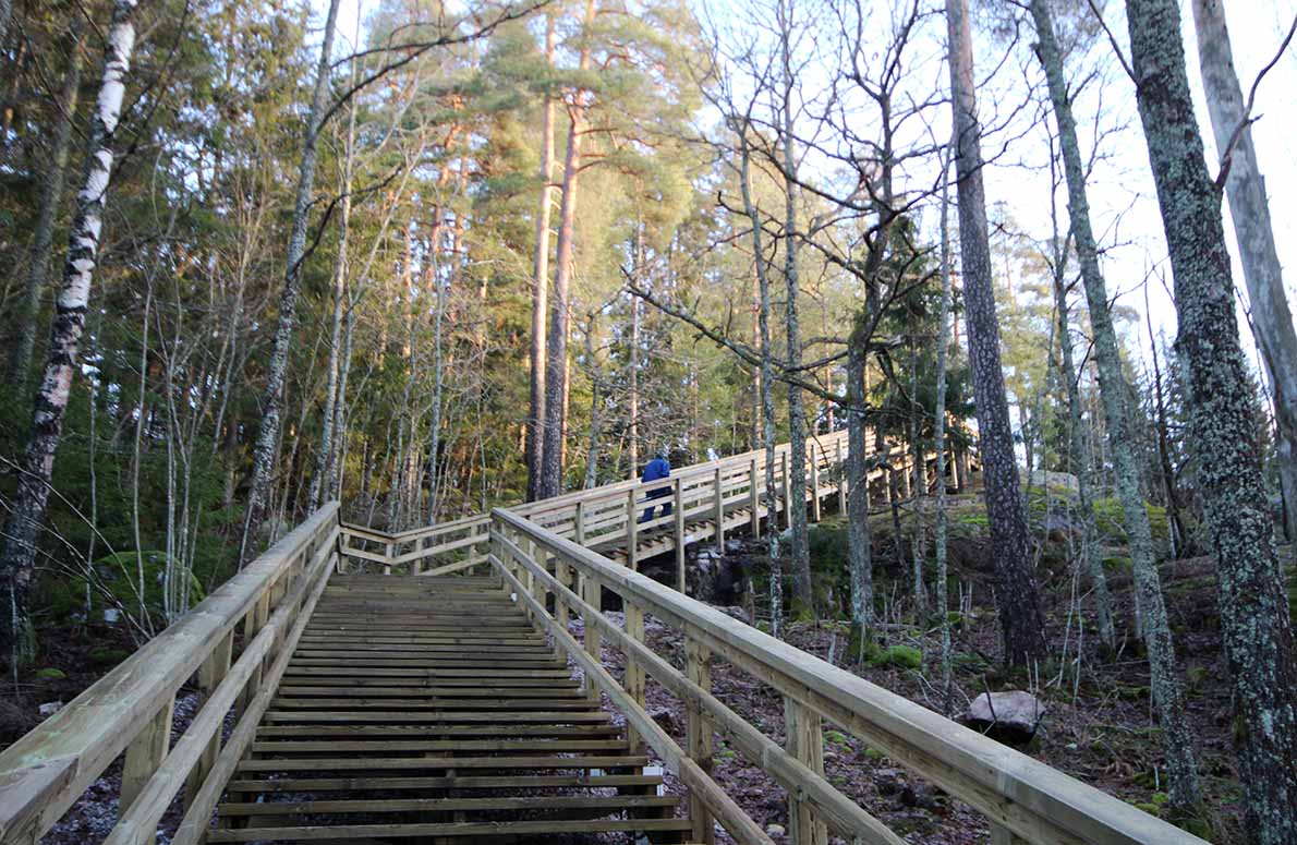 Laaksolahden kuntoportaat, Espoo.