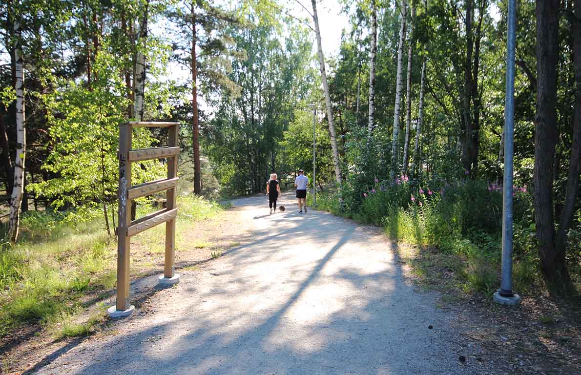 Lauttasaaren kuntoportaat, Hesinki.