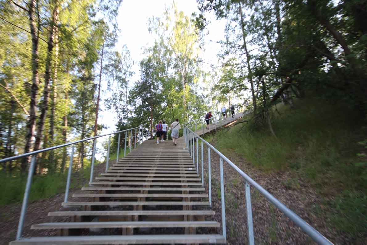 Lauttasaaren kuntoportaat, Hesinki.