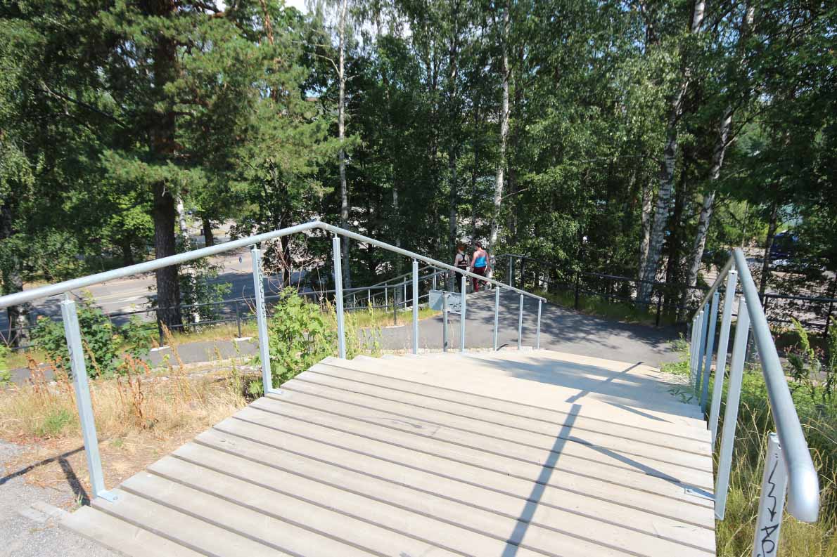Mäntymäen kuntoportaat, Helsinki.