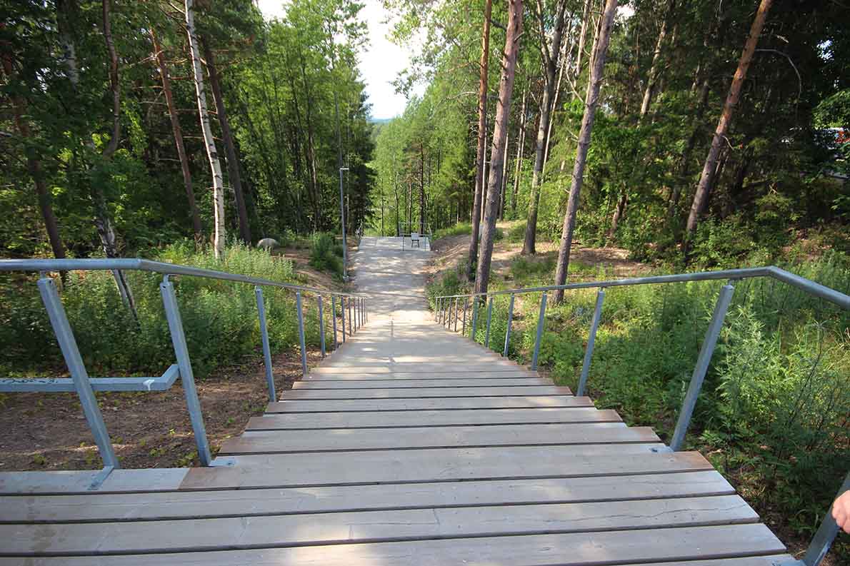 Savelanpuiston kuntoportaat, Helsinki.