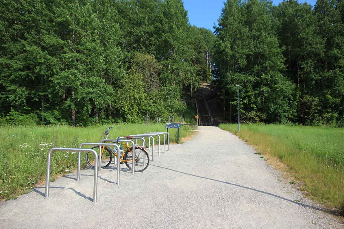 Savelanpuiston kuntoportaat, Helsinki.
