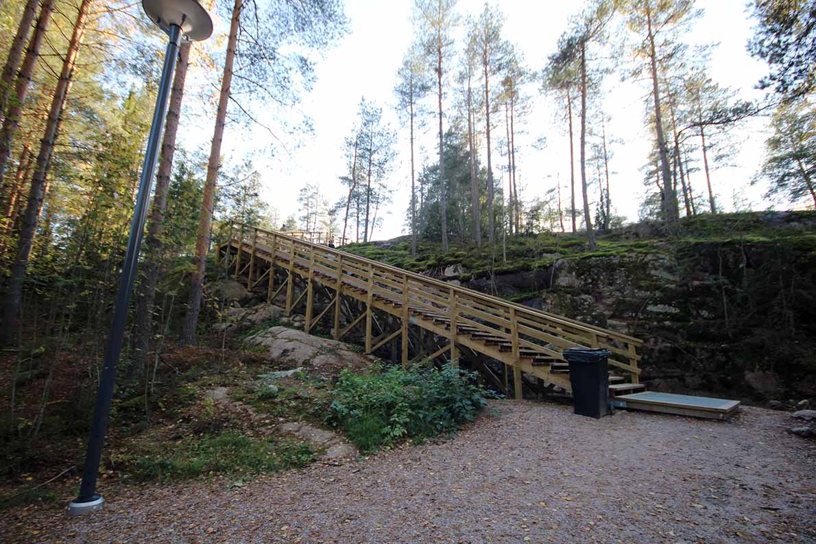Suurpelto fitness stairs, Espoo.