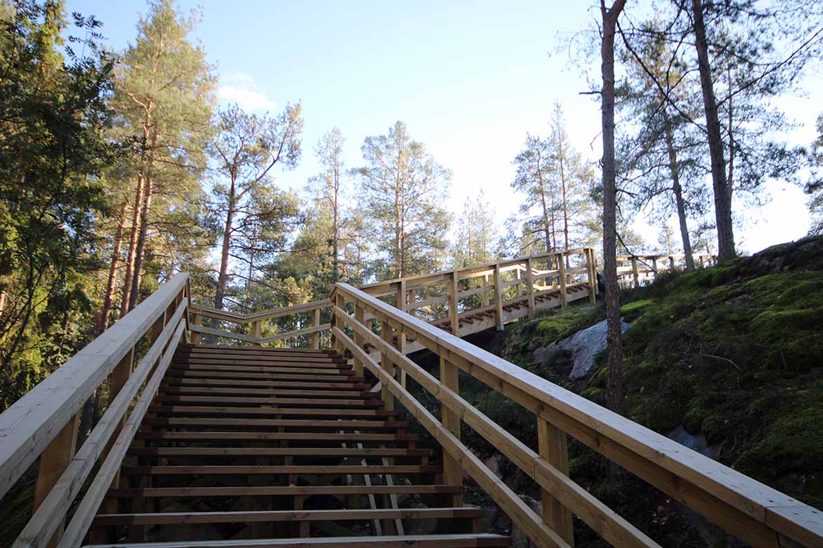 Suurpellon kuntoportaat, Espoo.
