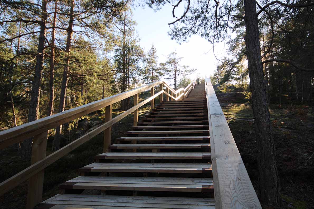 Suurpelto fitness stairs, Espoo.