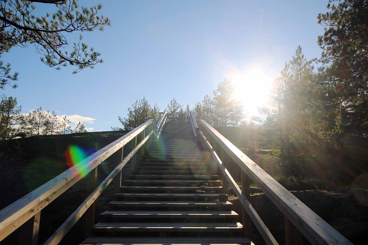 Suurpelto fitness stairs, Espoo.