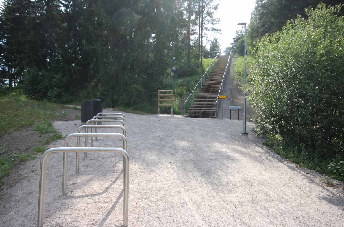 Vaskipellonpuiston kuntoportaat, Helsinki.