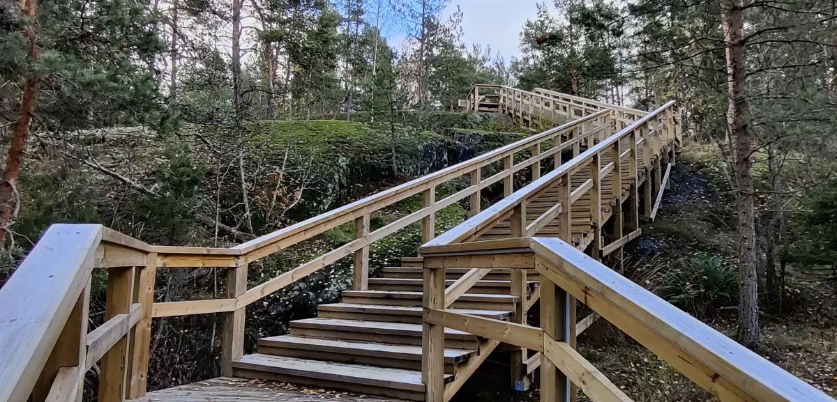 Tuomarilan kuntoportaat, Espoo.