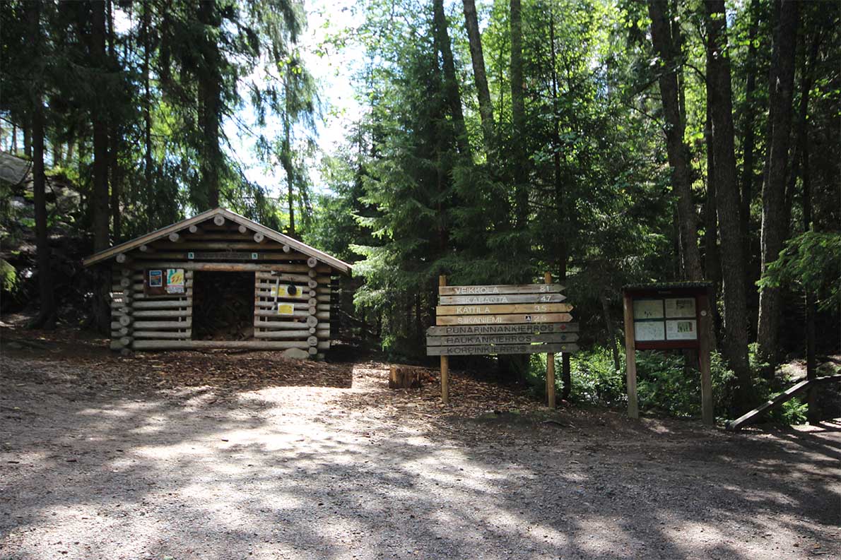 Punarinnankierros, Nuuksio.