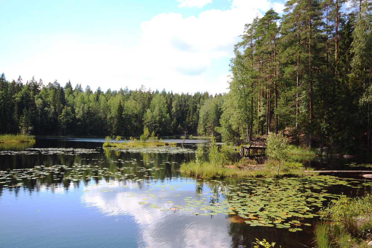 Punarinnankierros, Nuuksio.