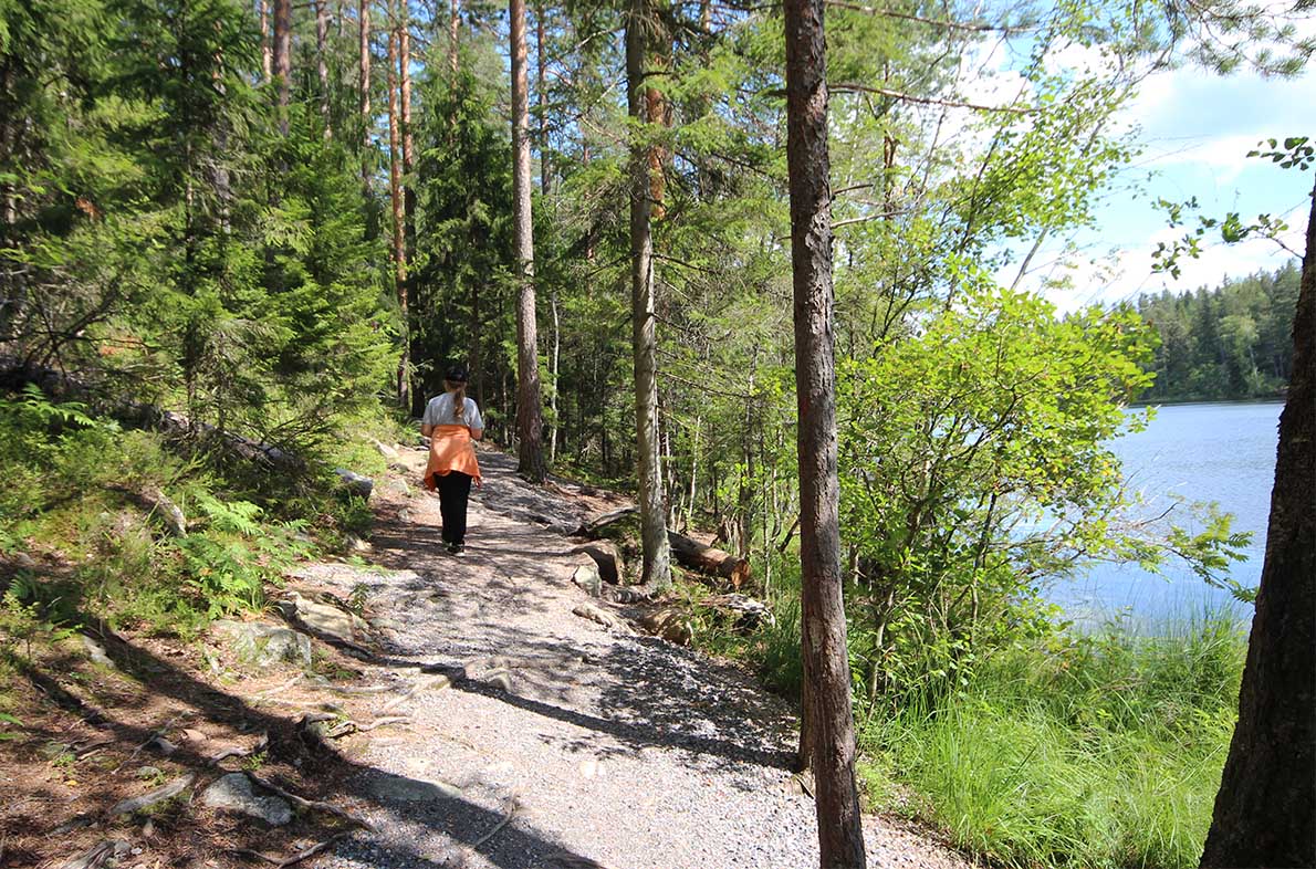 Punarinnankierros, Nuuksio.