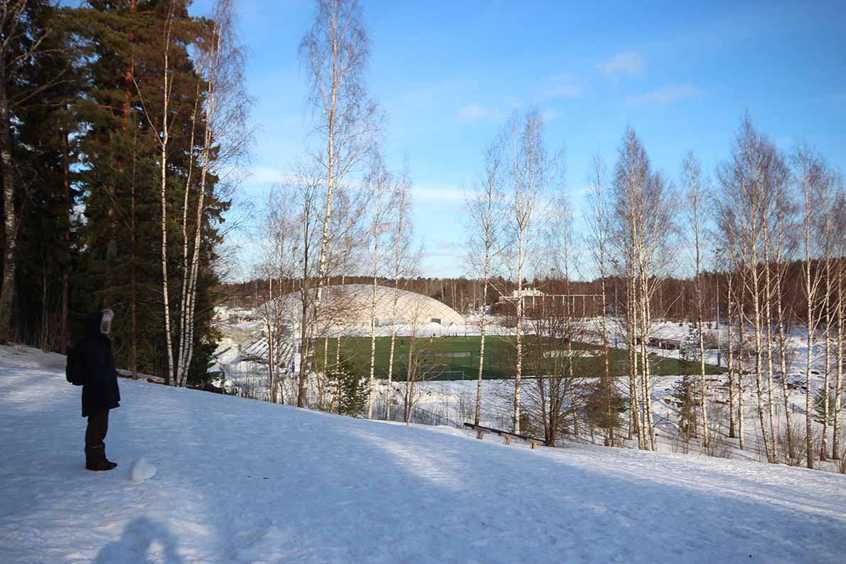 Espoonlahden pulkkamäki.