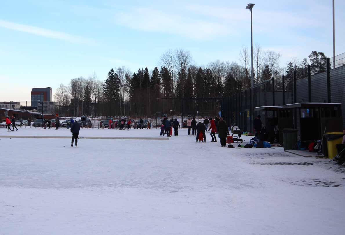 Säterin tekojää, Espoo.