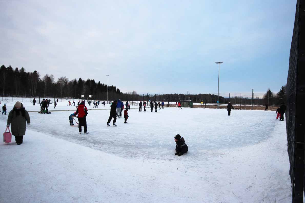 Säterin tekojää, Espoo.