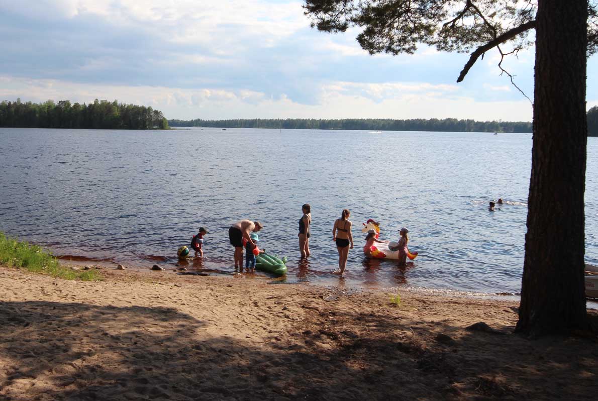 Eläinpuiston leirintä- ja caravanalueen uimaranta, Ähtäri