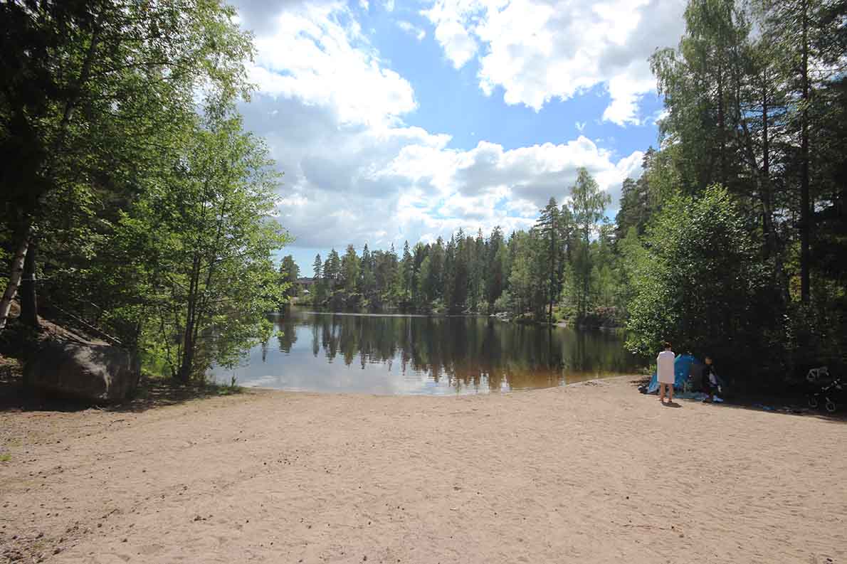 Korpilahden uimapaikka, Espoo.