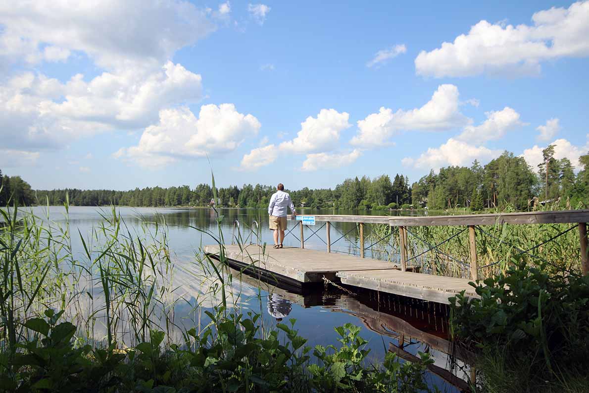 Loukasjärven uimaranta, Eura.
