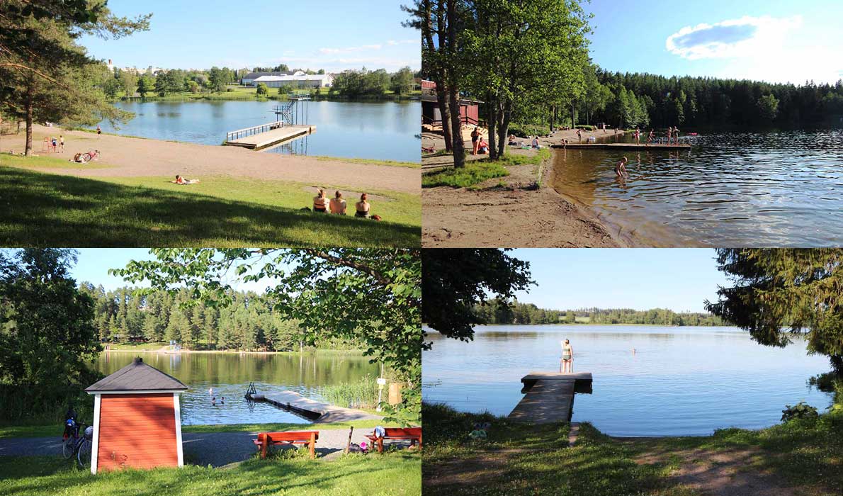 Forssan uimarannat – kuvituskuva.