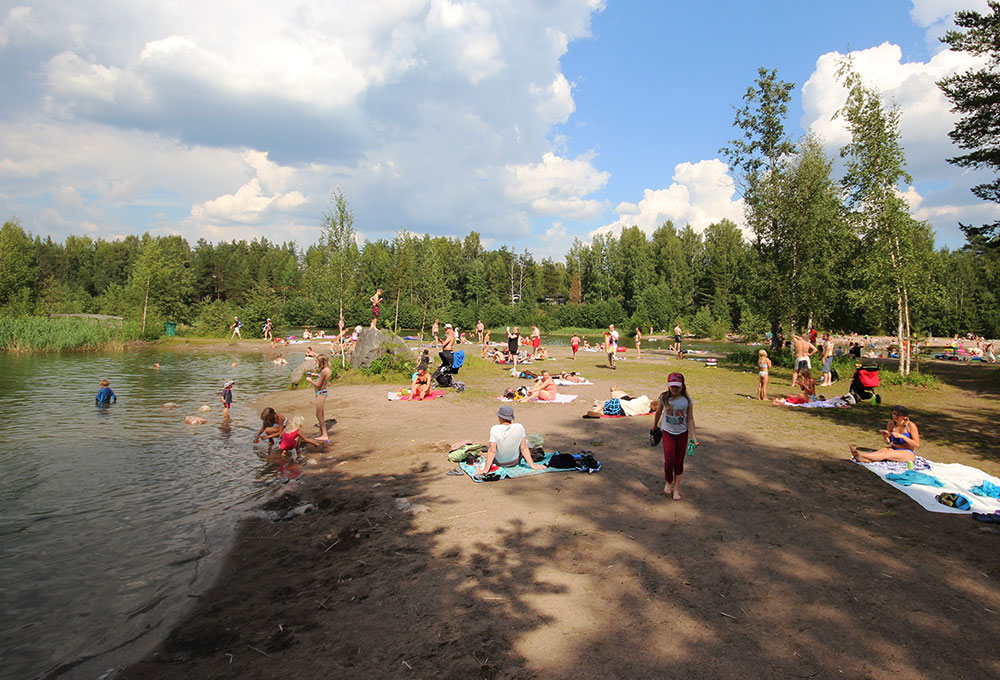 Häklin montun uimaranta, Tuusula