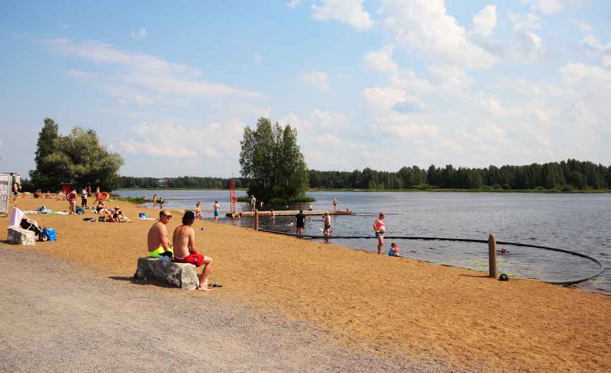 Uimahallin rannan uimaranta, Hämeenlinna.