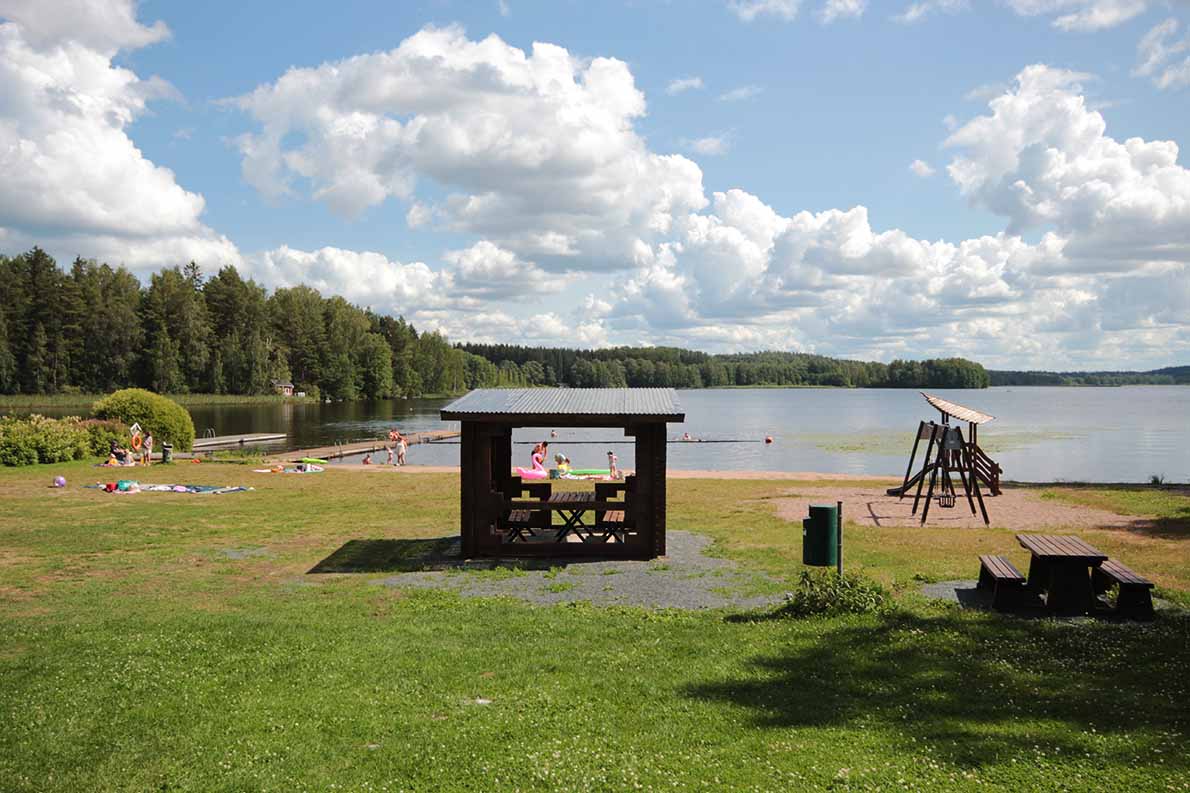 Herniäisten uimaranta, Hattula.