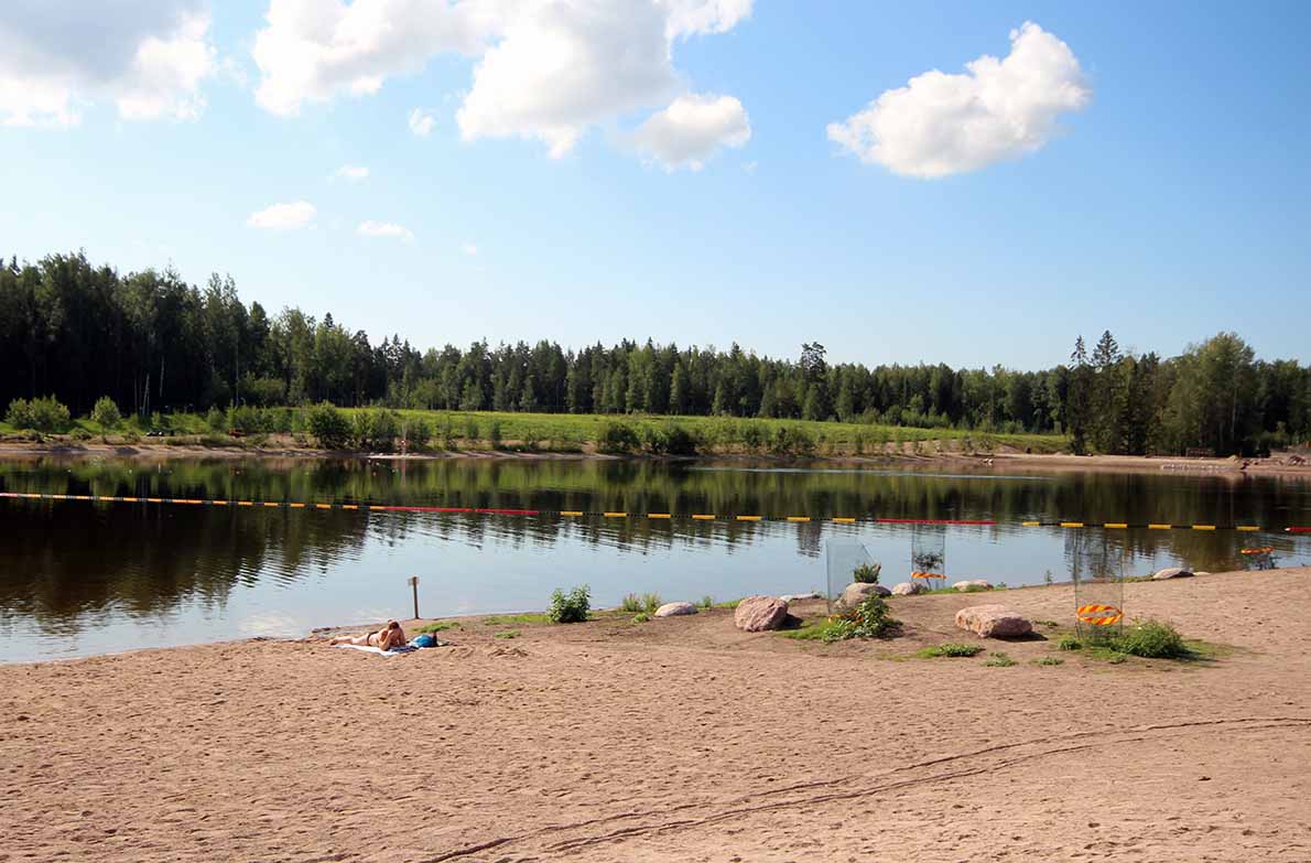 Palettilammen uimaranta, Helsinki.