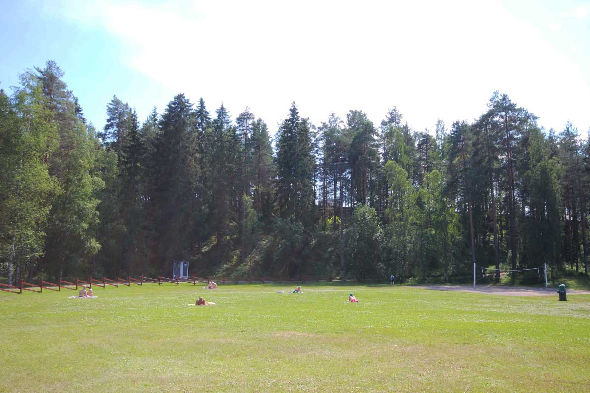 Vähä-Tiilijärven uimaranta, Hollola.