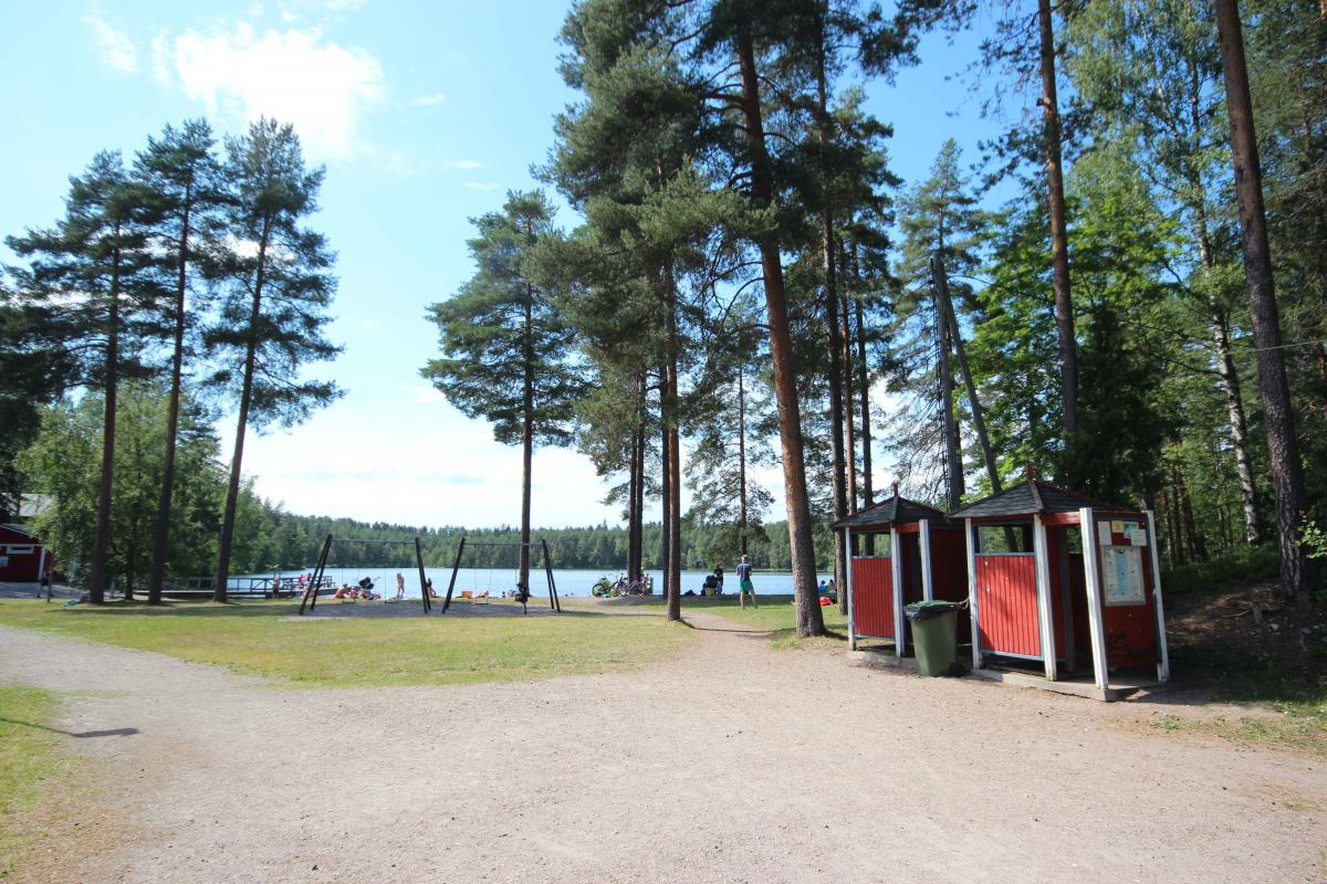 Vähä-Tiilijärven uimaranta, Hollola.