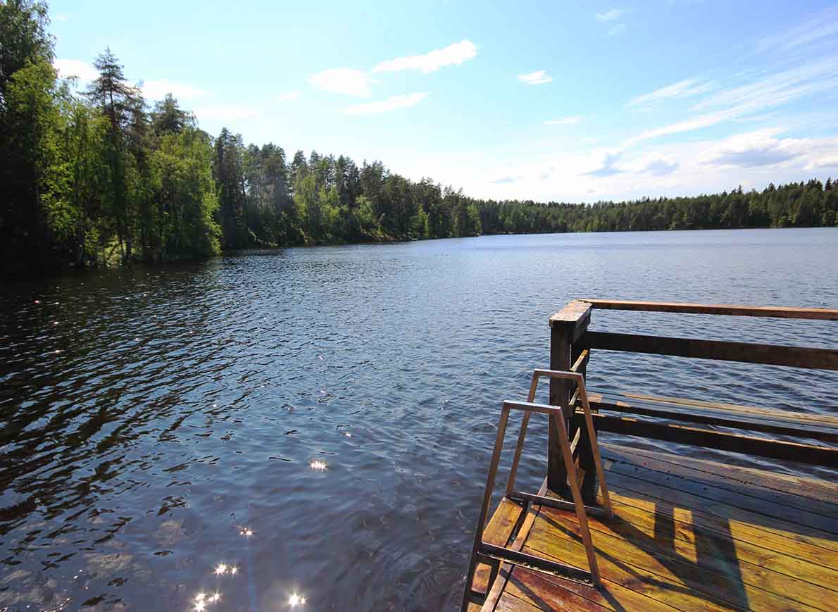 Vähä-Tiilijärven uimaranta, Hollola.