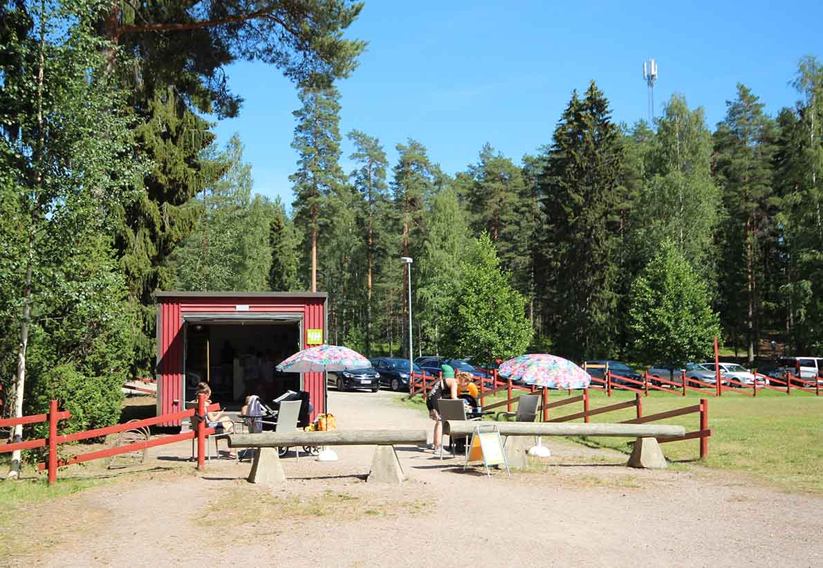 Vähä-Tiilijärven uimaranta, Hollola.